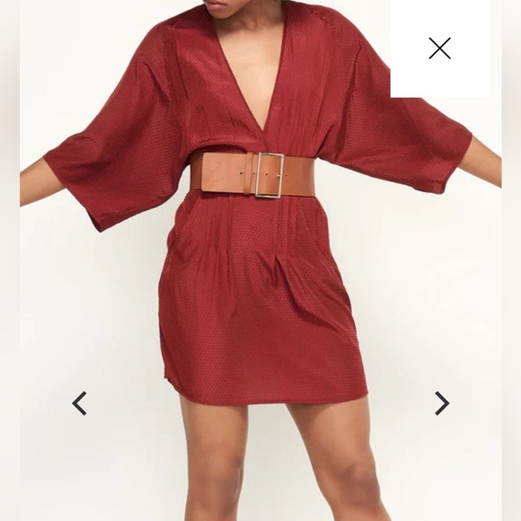 Ba&sh Daisy Dress Red - Picture 1 of 7
